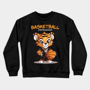 Basketball Enthusiast Crewneck Sweatshirt